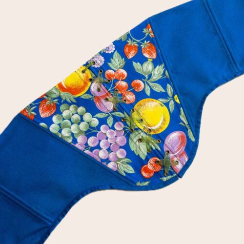 Royal Blue Fruits Corset