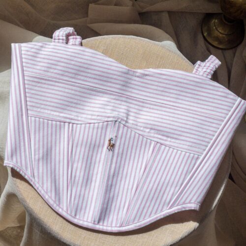 Pink Striped Corset